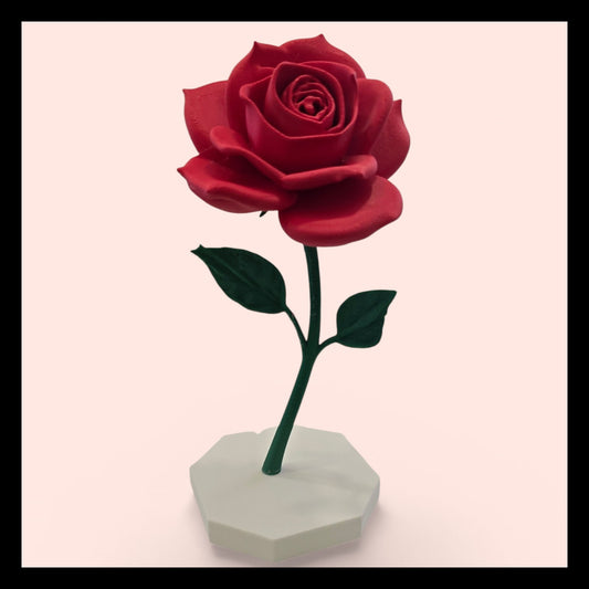 Rosa Eterna 3D – Amor que Nunca Murcha | Presente Dia da Mãe