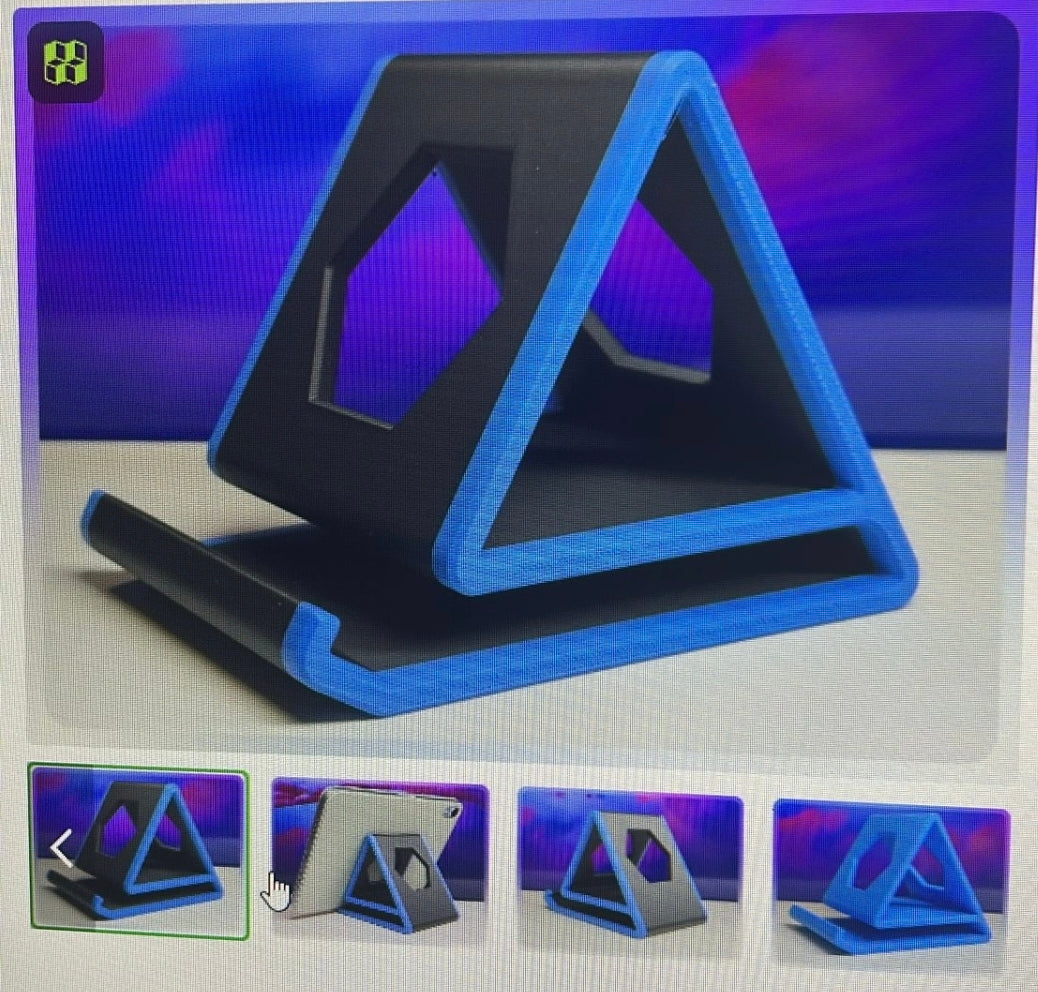 Suporte para Telemóvel e Tablet em PLA – Stand 3D Resistente e Moderno